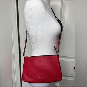 NWT Marc Jacobs Red Crossbody Bag with an Adjustable Canvas Strap